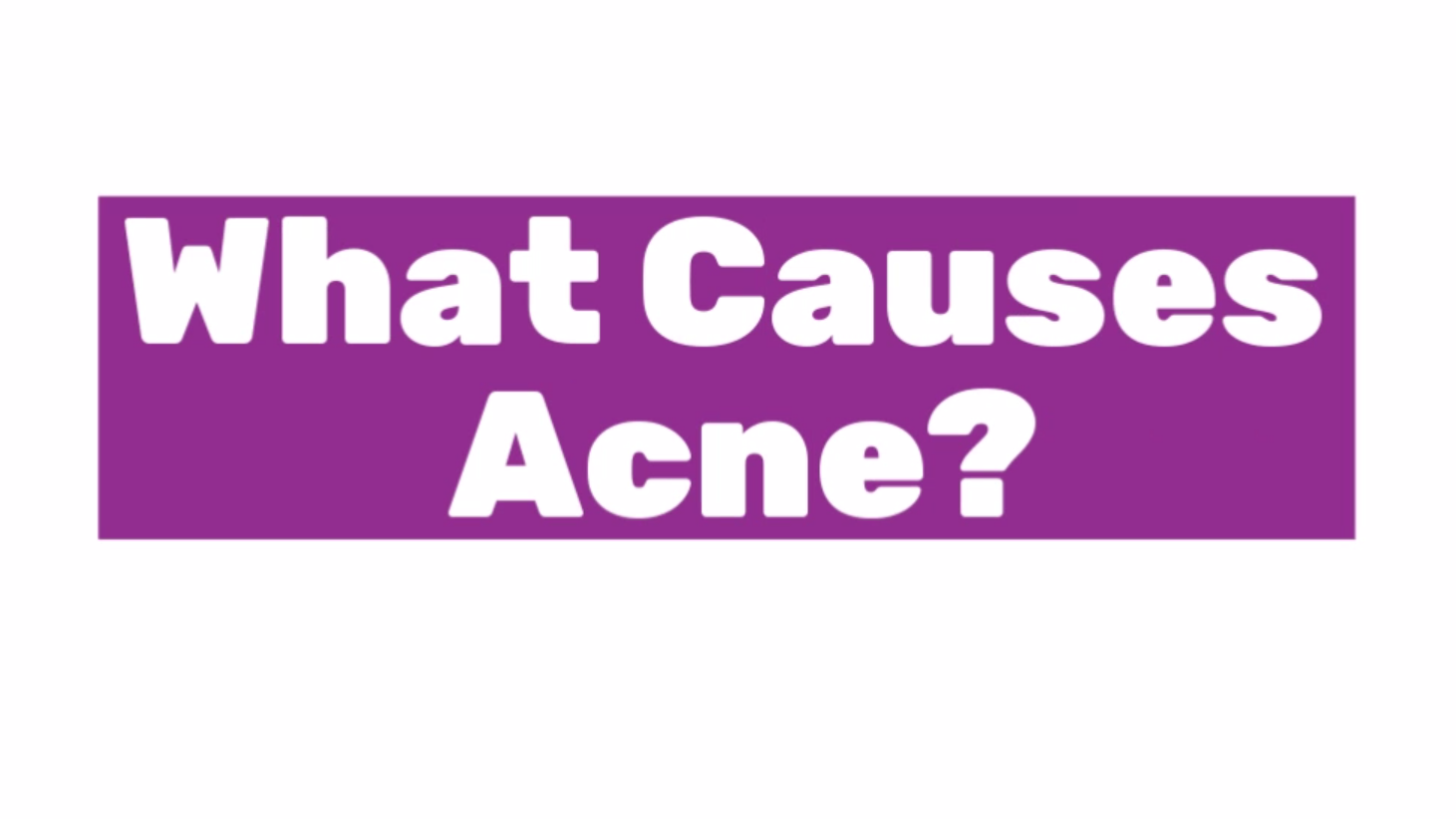 What's Causing Your Breakouts?